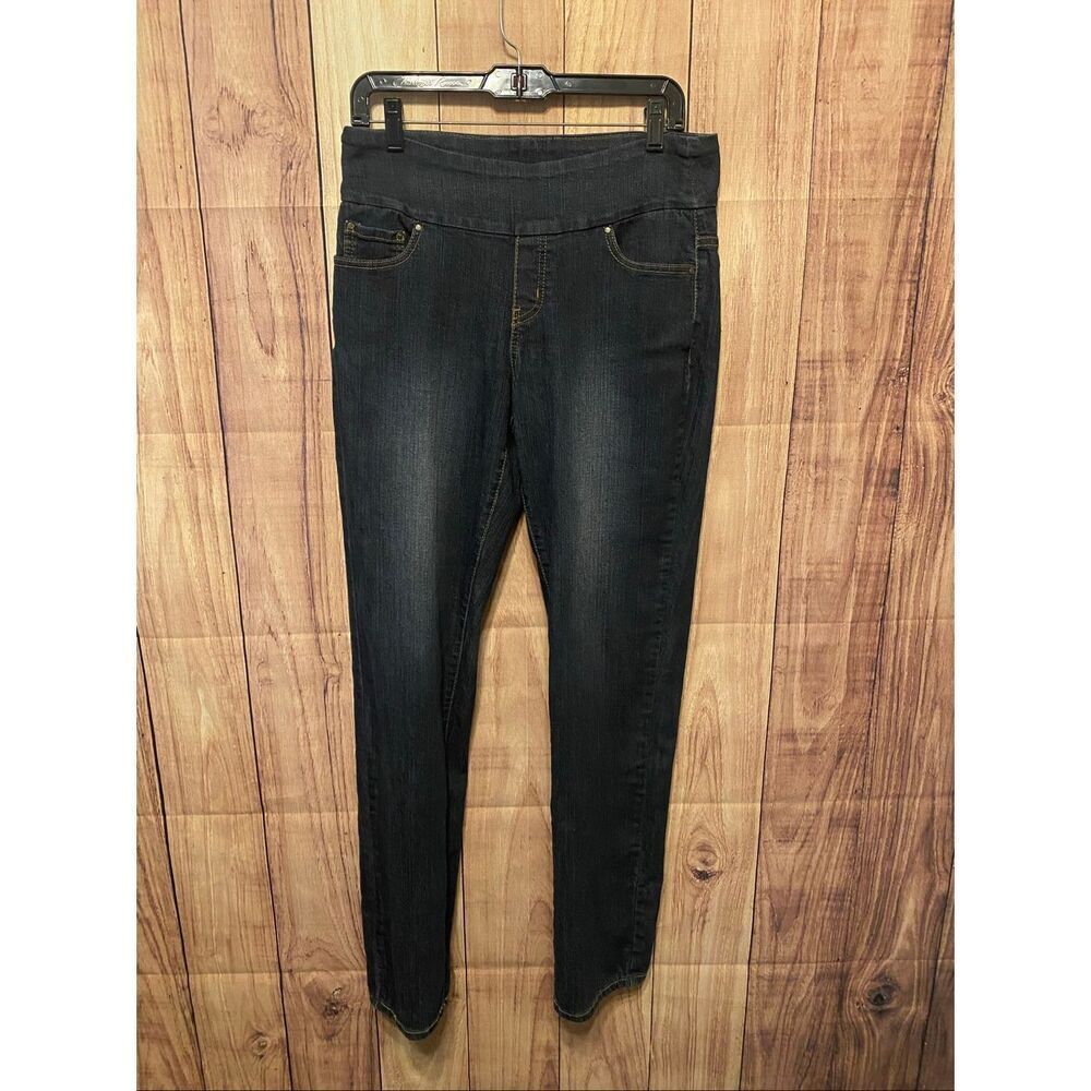 Jag Jeans size 10 blue pull on pants denim